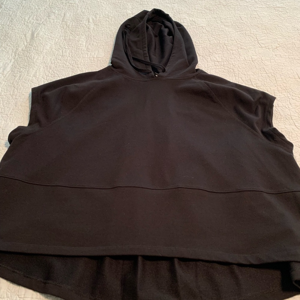 Avia Black Cropped Hoodie Size XL 16-18 - Picture 3 of 12